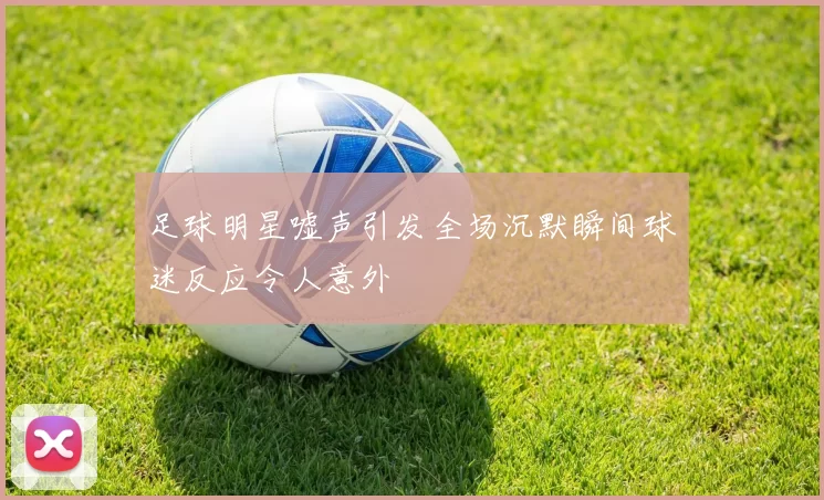 足球明星嘘声引发全场沉默瞬间球迷反应令人意外